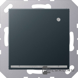 Механизм ориентационной подсветкой с датчиком света
A VIVA,  A creation,  A 550,  A flow,   цвет - антрацит матовый,  пластмасса,  A1539-OANMLNW,  A 1539-O ANM LNW,  JUNG
 - PULSAL.RU