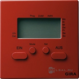 Таймер электронный
S-Color,   цвет - красный,  пластмасса,  038543,  0385 43,  Gira
 - PULSAL.RU