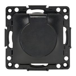 Розетка
Стокгольм,  со шторками,  с крышкой,  с заземлением,  одинарная,  безвинтовые клеммы,   цвет - черный,  пластмасса,  IP 44,  EZR16-028-10-44,  EKF
 - PULSAL.RU