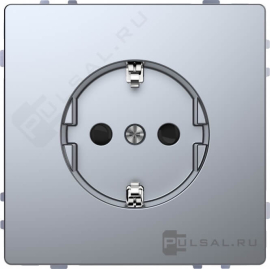 Розетка
D-Life,  со шторками,  с заземлением,  одинарная,  безвинтовые клеммы,   цвет - нержавеющая сталь,  пластмасса,  MTN2300-6036,  MEG2300-6036,  Merten
 - PULSAL.RU