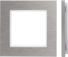 Рамкa Classic
Epsilon,  1 пост,  вертикальная,  горизонтальная,  металл,  K14-245-01.E/SSA,  LIREGUS
 - PULSAL.RU