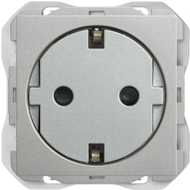 Розетка для рамок ICON
Simon 270,  со шторками,  с заземлением,  одинарная,  винтовые клеммы,   цвет - алюминий матовый,  пластмасса,  20000435-093,  Simon
 - PULSAL.RU