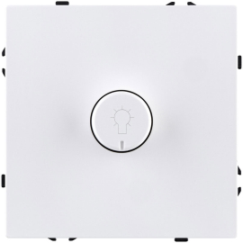 Светорегулятор для светодиодных ламп 5-200 Вт/ВА
Eclipse,  поворотно-нажимной,  лампы накаливания и галогенные 220В (R),  лампы с индукционным (обмоточным) трансформ.(L),  лампы с электронным (емкостным) трансформ.(C),  диммируемые лампы LED 220В (LEDi тип L),  диммируемые лампы LED 220В (LEDi тип C),   цвет - белый матовый,  пластмасса,  EC-023WH,  Kollinger
 - PULSAL.RU