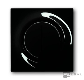 Накладка с клавишами
Impuls,  двухклавишный,  с подсветкой,   цвет - черный глянцевый,  пластмасса,  1785-71,  1753-0-9624,  ABB
 - PULSAL.RU