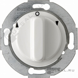 Жалюзийный поворотный выключатель
1930,  Glas,  без фиксации,  без подсветки,   цвет - белый глянцевый,  пластмасса,  381103,  3811 03,  Berker
 - PULSAL.RU