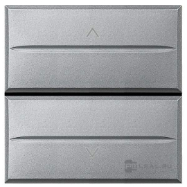 Кнопка для жалюзи 2-полюсная с блокировкой
Axolute,  Axolute AIR,  без фиксации,  без подсветки,   цвет - алюминий,  пластмасса,  HC4037/2,  BTicino
 - PULSAL.RU