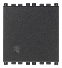 Выключатель
Arke,  одноклавишный,  без подсветки,  с возможностью подсветки,   цвет - антрацит серый,  пластмасса,  19000.2 VIM,  19000.2,  Vimar
 - PULSAL.RU