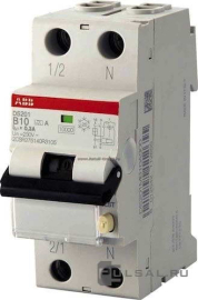 Автоматический выключатель дифференциального тока DS201 C32 A30 DS201, 1+N полюс, 32А, C, 6 кА,  тип - A, 30 мА, DS201 C32 A30, ABB - PULSAL.RU