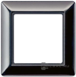 Рамка
AS 500,  1 пост,   цвет - черный,  вертикальная,  горизонтальная,  пластмасса,  AS581SW,  AS 581 SW,  JUNG
 - PULSAL.RU