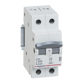 Выключатель нагрузки (рубильник) RX³, 2 полюса, 40А, 419324, Legrand - PULSAL.RU