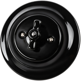 Выключатель двухклавишный
Болонь,   цвет - черный,  фарфор / керамика,  SQ1820-0212,  TDM
 - PULSAL.RU