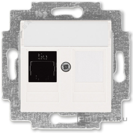 Розетка компьютерная RJ45 Cat.5e + заглушка
Levit,  одинарная,  двойная,   цвет - жемчуг / ледяной,  пластмасса,  5014H-A51017 68W,  2CHH295117A6068,  ABB
 - PULSAL.RU