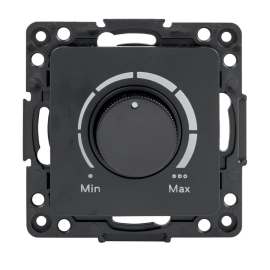 Светорегулятор поворотный, 40-600 Вт
Стокгольм,  поворотный,  лампы накаливания и галогенные 220В (R),  диммируемые лампы LED 220В (LEDi тип C),   цвет - черный,  пластмасса,  EZD06-101-10,  EKF
 - PULSAL.RU