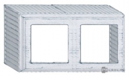 Коробка накладного монтажа
Roma Surface,   цвет - серебро античное (antique silver),  металл,  FD01502AB,  FEDE
 - PULSAL.RU