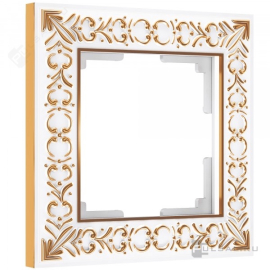 Рамкa
Antik,  1 пост,   цвет - белое золото,  вертикальная,  горизонтальная,  металл,  W0011523,  a050934,  Werkel
 - PULSAL.RU