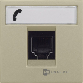 Розетка телефонная RJ12
Zenit,  одинарная,   цвет - шампань,  пластмасса,  N2217.6 CV,  2CLA221760N1901,  ABB
 - PULSAL.RU