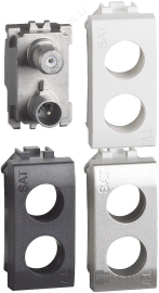 Розетка одиночная
LivingLight,  LivingLight AIR,  телевизионная (TV),  спутниковая (SAT),  двойная,   цвет - антрацит, алюминий, белый,  пластмасса,  LN4214D,  BTicino
 - PULSAL.RU