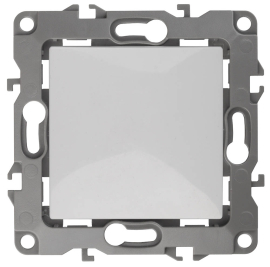 Выключатель
Эра 12,  одноклавишный,  без подсветки,   цвет - белый,  пластмасса,  Б0038584,  12А-1001-01,  ЭРА
 - PULSAL.RU