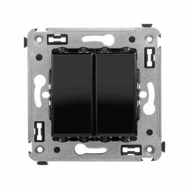 Кнопка Н.О.
Avanti,  двухклавишный,   цвет - черный квадрат,  пластмасса,  4402154DKC,  DKC_4402154,  DKC
 - PULSAL.RU