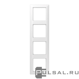 Рамка
AS 500,  4 поста,   цвет - белый,  вертикальная,  горизонтальная,  пластмасса,  AS584WW,  AS 584 WW,  JUNG
 - PULSAL.RU